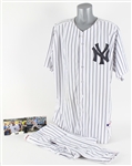 2013 Joe Pepitone New York Yankees Signed Old Timers Game Worn Home Uniform w/ Jersey & Pants (MEARS LOA/JSA)