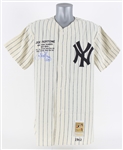 1962 Joe Pepitone New York Yankees Signed Mitchell & Ness Throwback Jersey (JSA)