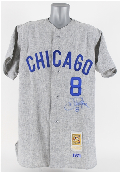 1971 Joe Pepitone Chicago Cubs Signed Mitchell & Ness Throwback Jersey (JSA)