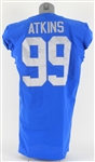 2019 John Atkins Detroit Lions Throwback Home Jersey (MEARS LOA)