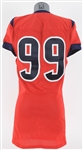 2000's JJ Watt Houston Texans #99 Ripon Athletics Salesman Sample/Prototype Football Jersey (MEARS LOA)