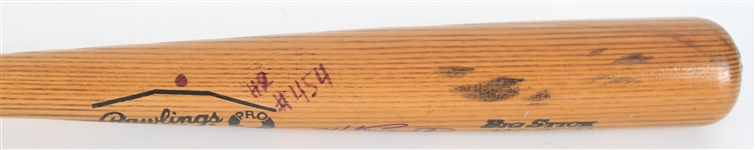 1985 Mike Schmidt Philadelphia Phillies Rawlings Autographed & Inscribed Adirondack Professional Model Game Used Bat (MEARS A8/JSA) Attributed to HR #454 via Schmidt LOA