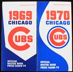 1969 Chicago Cubs Official Media Roster Book