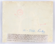 1952 Rocky Marciano vs Jersey Joe Walcott First Heavyweight Championship Title 7x9 Wire Photo (Type III PSA Slabbed)