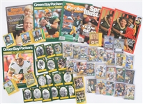 1980s-2000s Green Bay Packers Yearbooks, Trading Cards, Photos & more (Lot of 90+)