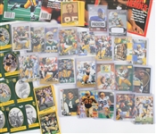 1980s-2000s Green Bay Packers Yearbooks, Trading Cards, Photos & more (Lot of 90+)