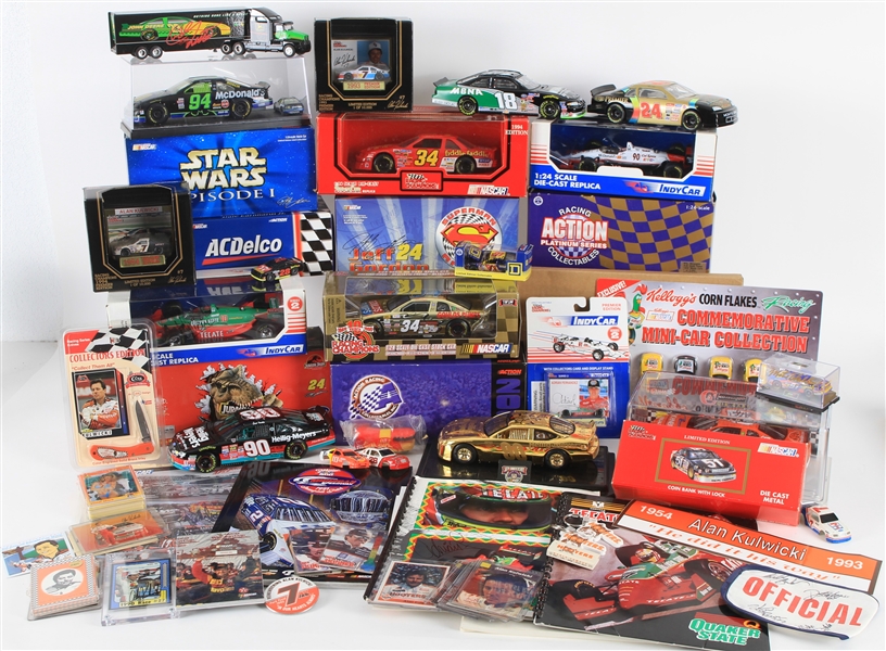 1990s NASCAR Model Cars & Alan Kulwicki Memorabilia (Lot of 100+)