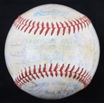 1977 Milwaukee Brewers Team Signed OAL MacPhail Baseball w/ 20+ Signatures Including Robin Yount, Cecil Cooper, Sal Bando & More (JSA)