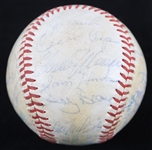 1977 Milwaukee Brewers Team Signed OAL MacPhail Baseball w/ 20+ Signatures Including Robin Yount, Cecil Cooper, Sal Bando & More (JSA)