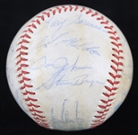 1977 Milwaukee Brewers Team Signed OAL MacPhail Baseball w/ 20+ Signatures Including Robin Yount, Cecil Cooper, Sal Bando & More (JSA)