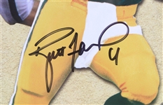 1990s Brett Favre Green Bay Packers The Making of a Legend Signed 31x39 Framed Print (Brett Favre Hologram)