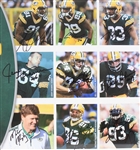 2015 Green Bay Packers Multi Signed 21 x 25 Frasmed Tailgate Tour Poster w/ Jerry Kramer, Dave Robinson, Gilbert Brown & More (JSA)