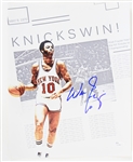 2000s Walt Frazier New York Knicks Signed 11" x 14" Photo (*JSA*)