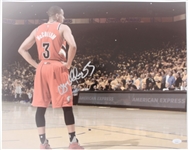 2010s CJ McCollum Portland Trail Blazers Signed 16"  x 20" Photo (*JSA*) 