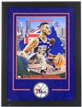 2017-21 Ben Simmons Philadelphia 76ers Signed 26" x 34" Framed Vinyl Photo (*JSA*)