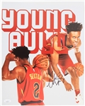 2020s Collin Sexton Cleveland Cavaliers Signed 11" x 14" Young Bull Photo (*JSA*)