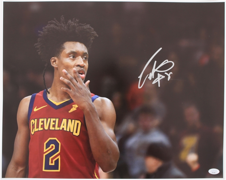 2020s Collin Sexton Cleveland Cavaliers Signed 16" x 20" Photo (*JSA*)