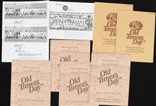 1960s-80s Chicago Cubs Old Timers Day Programs Photos & Wrigley Field All Star Game Aerial Photos - Lot of 23