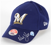 2002-2008 Ned Yost Milwaukee Brewers Signed Cap (MEARS LOA/JSA)
