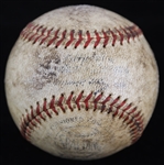 1953-65 Milwaukee Braves ONL Giles County Stadium Game Used Baseball (MEARS LOA)