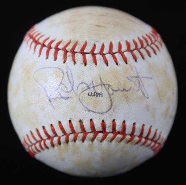 1982 Robin Yount Milwaukee Brewers Signed OAL MacPhail AL MVP Season Game Used Baseball (MEARS LOA/JSA)