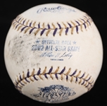 2002 MLB All Star Game Miller Park OASG Selig Batting Practice Baseball (MEARS LOA)