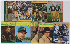 1966-97 Green Bay Packers Publications Collection - Lot of 14 w/ Lombardi Era, Team Yearbooks, Programs & More