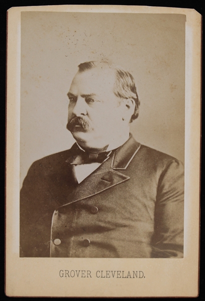 1880s-1890s Grover Cleveland Cabinet Card