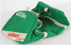 1987 Bob Lanier Milwaukee Bucks Signed Elan Gym Bag (JSA)