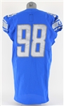 2017 Jeremiah Ledbetter Detroit Lions Home Jersey (MEARS LOA)