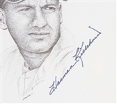 1984 Harmon Killebrew Washington Senators Signed Hall of Fame 29x36 Framed Lithograph (JSA)