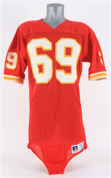 1985-88 Freeman #69 Kansas City Chiefs Jersey (MEARS LOA)