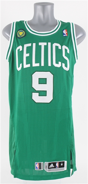 2013 (post-April 20) Rajon Rondo Boston Celtics Road Jersey w/ Boston Stands As One Patch (MEARS A5)