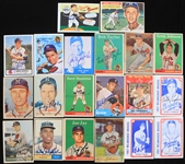 1950s-80s Mel Roach, Johnny Riddle, Lou Burdette, Warren Spahn & more Milwaukee Braves Signed Trading Cards (Lot of 65)(JSA)