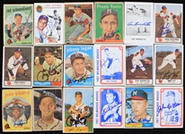 1950s-80s Mel Roach, Johnny Riddle, Lou Burdette, Warren Spahn & more Milwaukee Braves Signed Trading Cards (Lot of 65)(JSA)
