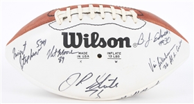 1990's Multi Signed Football Collection - Lot of 3 w/ XX Signatures Including  & More (JSA)