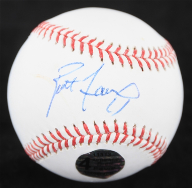 2000s Brett Favre Green Bay Packers Signed OML Selig Baseball (JSA)