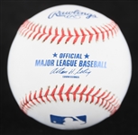 2000's Brett Favre Green Bay Packers Signed OML Selig Baseball (JSA)
