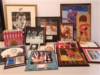 1946-1980 Gordie Howe Mr. Hockey Detroit Red Wings Memorabilia (Lot of 50+)