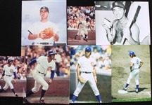 2000's Joe Pepitone Yankees/Cubs Photo Collection - Lot of 16 w/ 5 Signed (JSA)