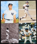 2000's Joe Pepitone Yankees/Cubs Photo Collection - Lot of 16 w/ 5 Signed (JSA)
