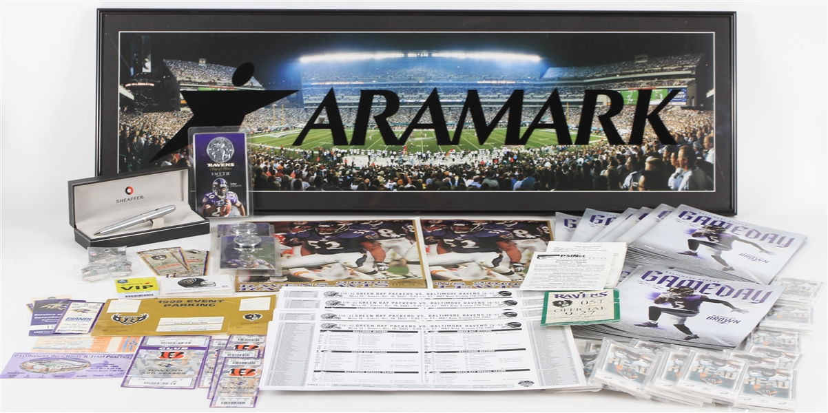1990s-2000s Baltimore Ravens, Philadelphia Eagles, Jacksonville Jaguars Passes, Ticket Stubs, Game Day Programs & more (Lot of 115+)