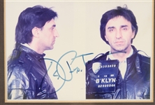 1985 Joe Pepitone New York Yankees 11 x 13 Framed Display w/ Signed Mugshot Photo & Rikers Island Prison Key (JSA)