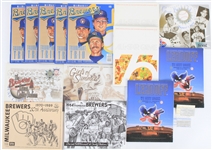 1970s-90s Milwaukee Brewers Memorabilia w/ Don Larsen, Yogi Berra Signed Framed Photos & more (Lot of 80+)(JSA)