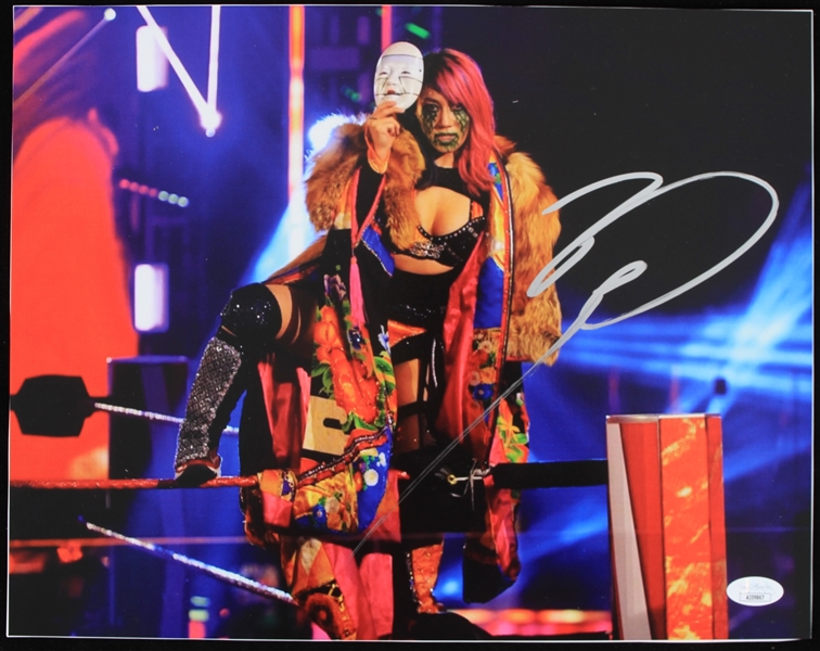2016-23 Asuka WWE Champion Wrestler Signed 11" x 14" Photo (*JSA*)