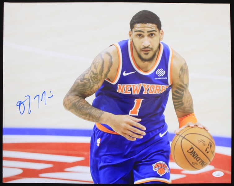 2020-23 Obi Toppin New York Knicks Signed 16" x 20" Photo (*JSA*)