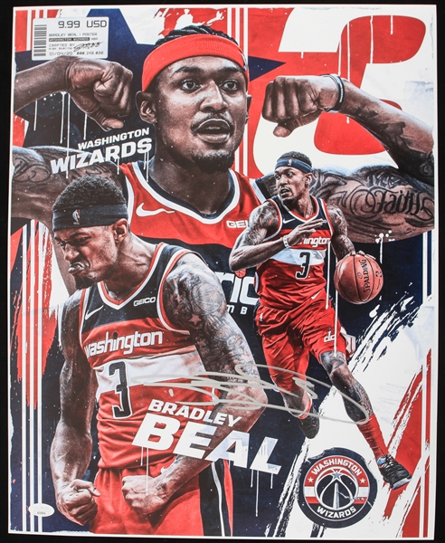 2020s Bradley Beal Washington Wizards Signed 16" x 20" Photo (*JSA*)