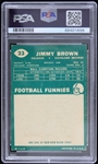 1960 Jim Brown Cleveland Browns #23 Topps Card (PSA VG 3 Slabbed)