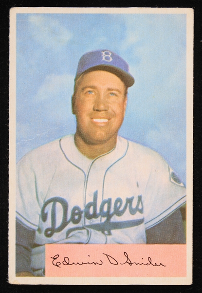 1954 Duke Snider Brooklyn Dodgers #170 Bowman Baseball Card 