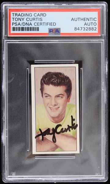 1993 Tony Curtis American Actor Signed Trading Card (PSA Slabbed Authentic)